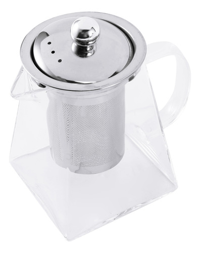 3 Teteras Cuadradas De Vidrio Con Infusor, 550 Ml De Té De B