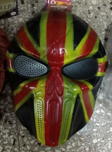 Imagen 3 de 4 de Mascara Careta Uk Skull Payday Cotillon Disfraz