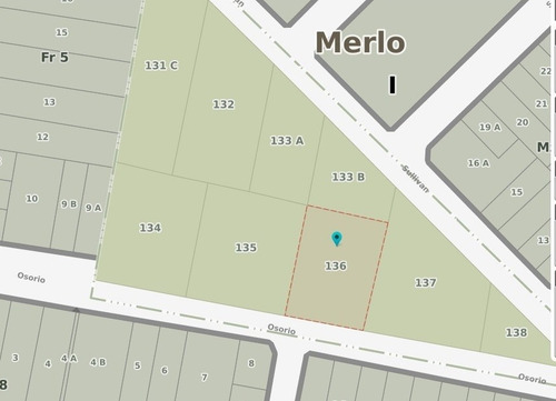 Imagen 2 de 3 de Lote En Venta En Merlo Norte