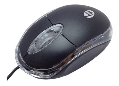 Mouse Hp Optico Alambrico Basico Luz Led Para Pc, Laptop