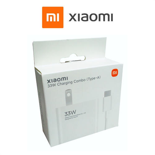 Xiaomi Kit Cargador Rápido 33w + Cable Usb-c * 100% Original
