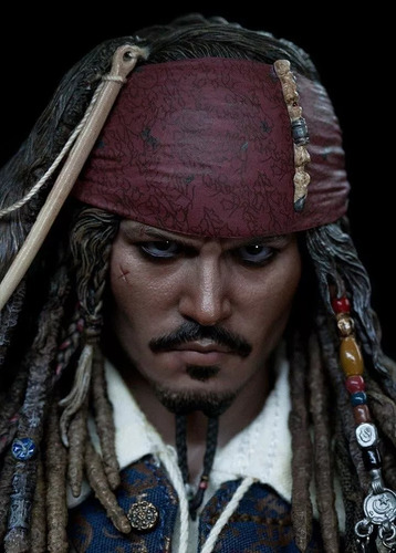 Boneco Jack Sparrow Action Figure Piratas Do Caribe Hot Toys