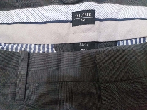 Pantalón De Hombre Vestir Gap 34x34 Straight Fit, Cataleya (Usado)