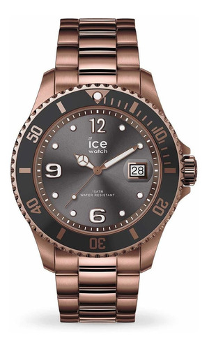 Reloj Hombre Ice Watch 16767 Cuarzo Pulso Marron En Acero
