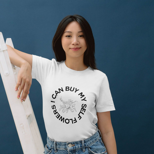 Playera Para Mujer Casual 100% Algodón Marca Random