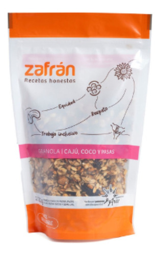 Granola Zafran Caju, Coco Y Pasas X 300g