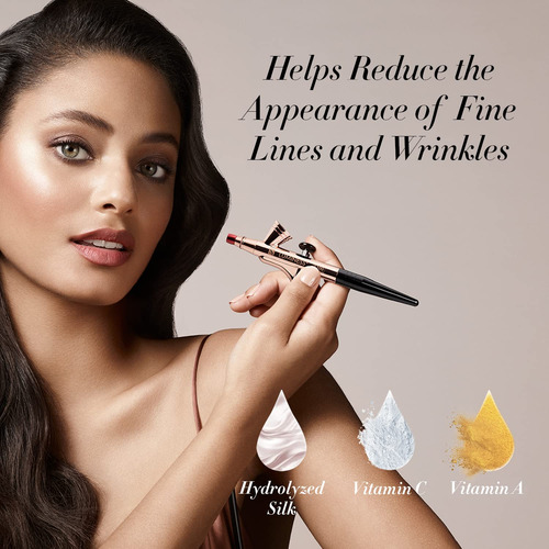 Base De Maquillaje Airbrush Luminess Air Silk 4 En 1, Tono 0