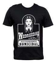 Comprar Remera Merlina Addams Wednesday Old Fashioned Homicidal