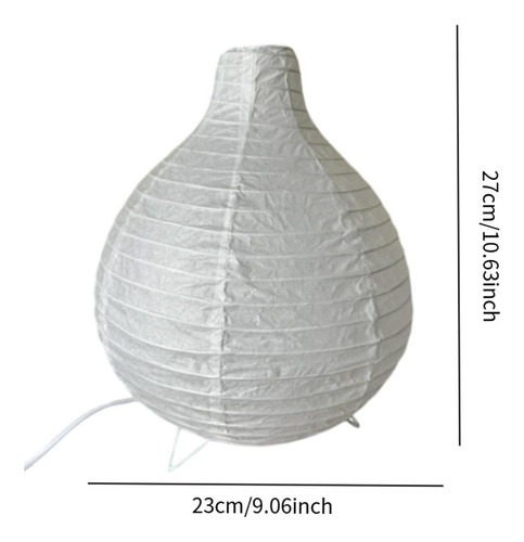 Lámpara De Papel Con Forma De Farol, Lámpara De Mesa,