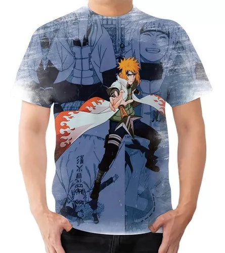 Blusa Quarto Hokage Minato Full 3d