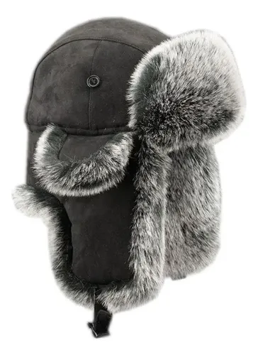 Chapéu Trapper Com Aba De Pelo Sintético Ushanka | MercadoLivre