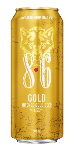 Cerveza Importada  Bavaria 8.6 Gold Lata 500 Ml. Holanda