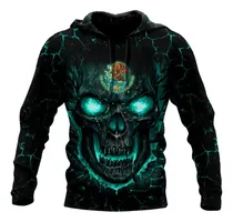 Comprar Sudadera Unisex Calavera Mexicana Sudadera Calavera Azul Osc