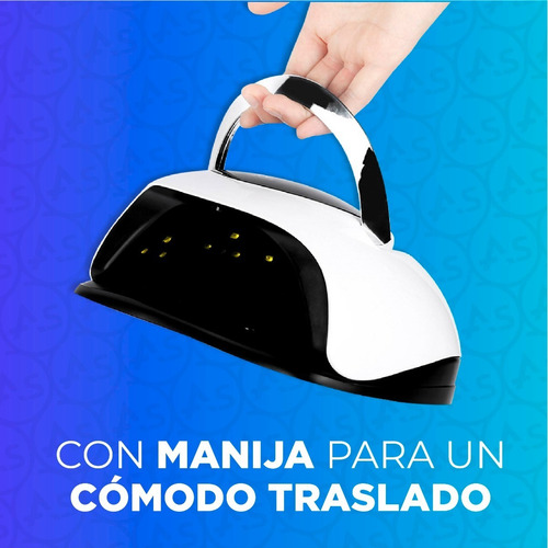Imagen 5 de 10 de Cabina Sun Uv Led Uñas Tactil 120w Semipermanente Manicuria