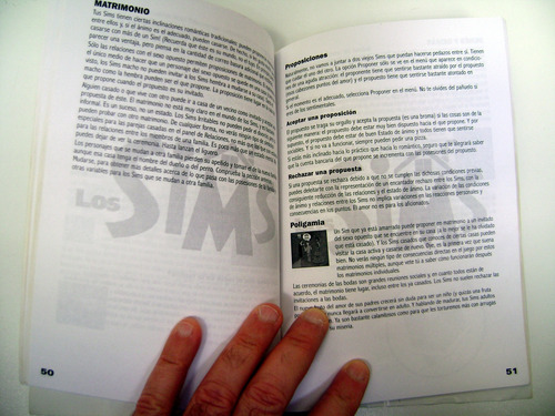 Los Sims Libro Manual Para Pc Simcity Simulador Gente Boedo (Usado)