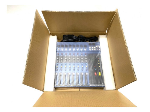 Mesa De Som Phoenix 8 Canais Balanceada Com Efeito 110v Novo