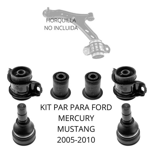 Kit Bujes Y Par Rotulas Para Ford Mercury Mustang 2005-2010