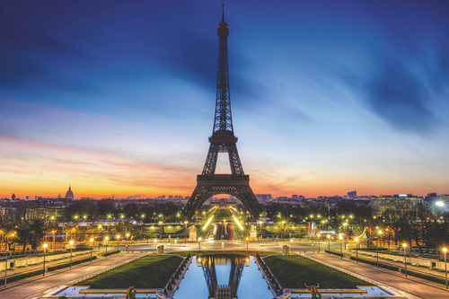 Bastidor De La Torre Eiffel En Canvas 120x80