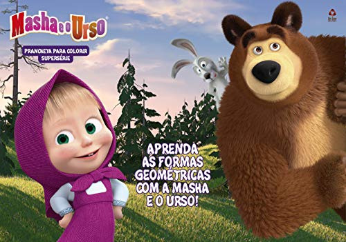 Libro Masha E O Urso - Prancheta Para Colorir - Superserie 0