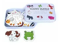 Comprar Rompecabeza De 2 Piezas En Caja De Metal Juego Didácticos