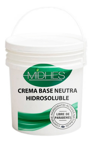 Crema Base Neutra Hidrosoluble X 1 Kg Libre De Parabenos 