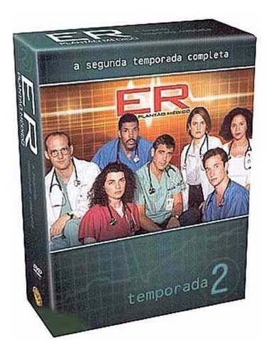 Box Plantão Médico Er Dvd Segunda Temporada Digipack Raro