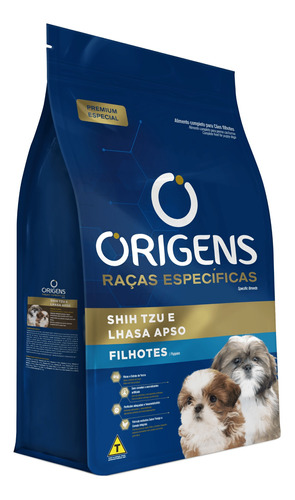 Ração Origens Shih Tzu E Lhasa Apso Filhotes 10,1kg