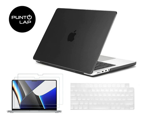 Case + Protec Teclado + Mica Macbook Pro 14.2 A2442 M1 Pro