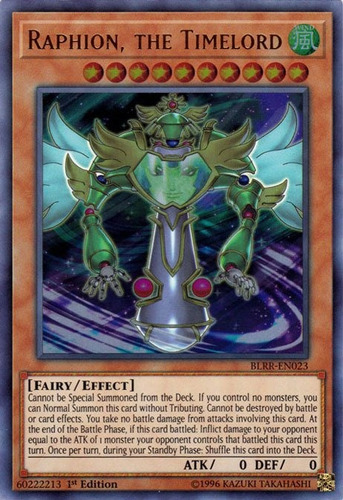 Raphion, The Timelord - Blrr-en023 - Ultra Rare