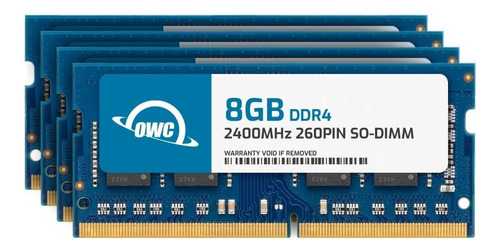 Owc 32gb (4x8gb) Ddrmhz Pccl17 1rx8 So-dimm 1.2v 260-pin Ram