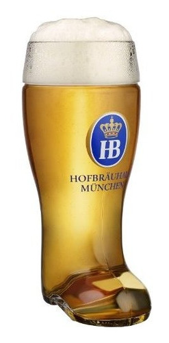 Hofbrauhaus Munich Munchen Glass German Beer Boot 1 L German