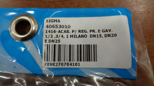 Acabamento Registro Sigma 1/2 3/4 E 1 1416 Milano Cromado