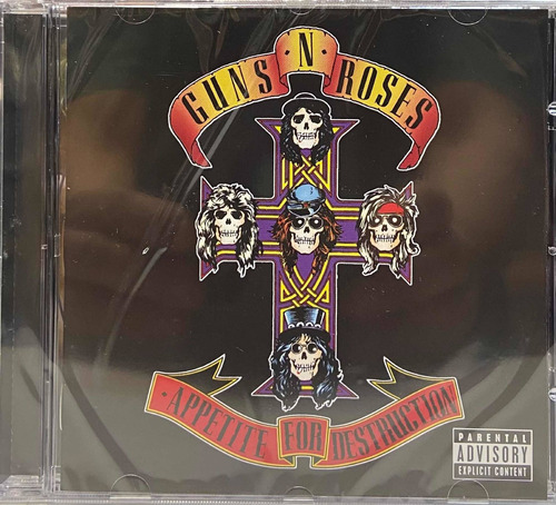 Cd Guns N Roses, Appetite For Destruction. Nuevo Y Sellado