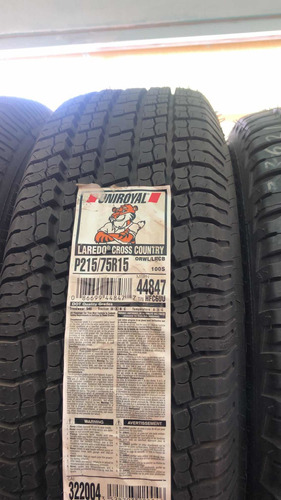 Llanta 215/75r15 Uniroyal Laredo Cross Country 100s