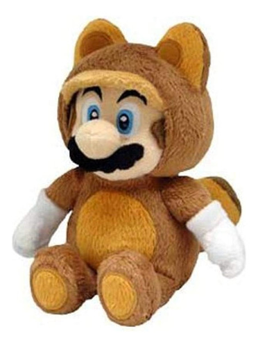 Peluche Felpa Oficial De Super Mario Vestido De Mapache  9''