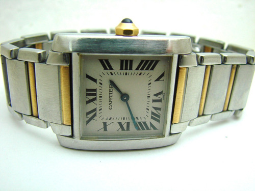 Reloj Cartier Tank Frances Dama Acero 