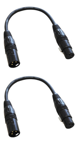 Audio2000's - Cable De Microfono Xlr A Xlr (2 Unidades)