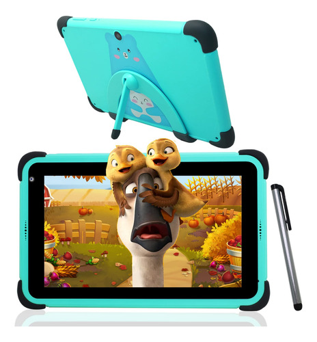 Weelikeit Tablet Para Nios, Pantalla Hd De 8 Pulgadas, Funda