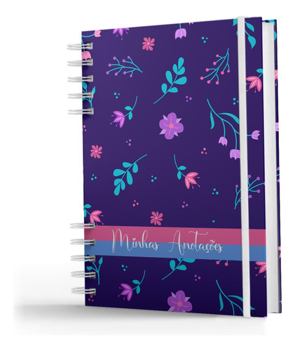 Caderno De Anotações -200 Pag- Coleção Floral - Garden