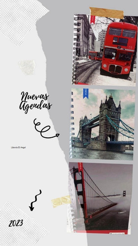 Imagen 2 de 4 de Agenda Diaria Citanova 16x22 Espiral T Dura Big Ben Londres