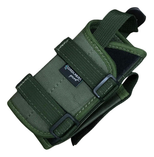Coldre Universal Tático Modular Militar Verde Pistola Destro
