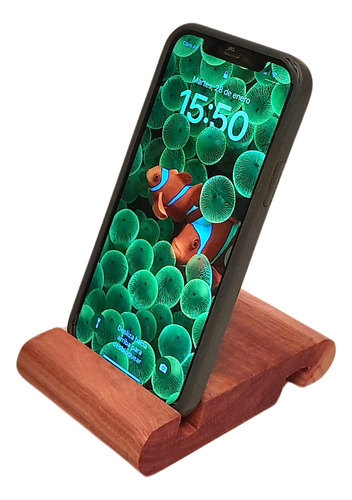 Soporte Para Movil , Tablet Madera Lenga