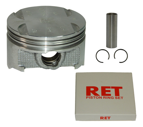 Imagem 2 de 3 de Kit Pistão Para Cilindro Ferro Std Dafra Next 250