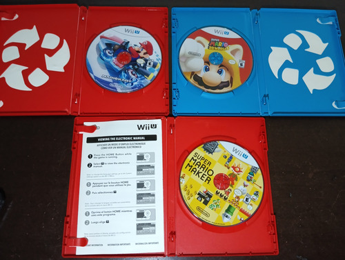 Mario Kart 8 Mario Maker Y 3d World Para Wii U Funcionando(: (Usado)