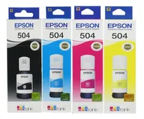 Comprar Kit de 4 recambios para tinta de colores Epson T504 L4150 L4160 L4260 L6161 L6171