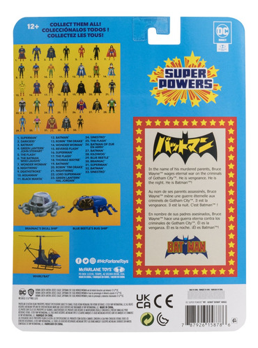 Batman (manga) Super Powers Mcfarlane Toys