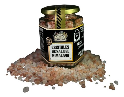 Sal De Himalaya 360g Caja 12pz Los Buenos Compadres