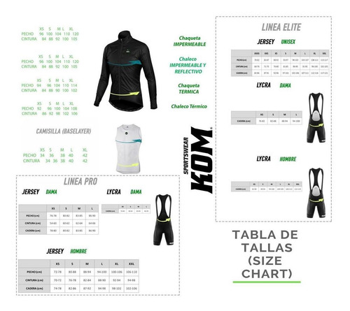Chaleco Corta-viento Kom Ciclismo Deportivo