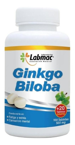 Ginkgo Biloba 500 Mg Tab X 120 New