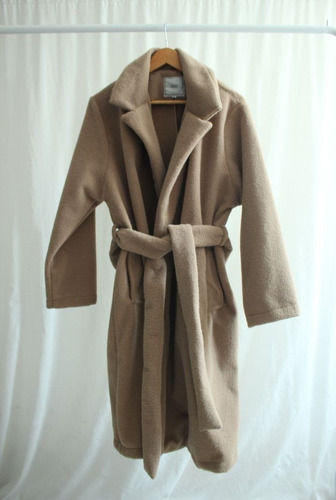 Tapado Largo Con Lazo De Paño Talle Plus Size 6 - 10 Cci
